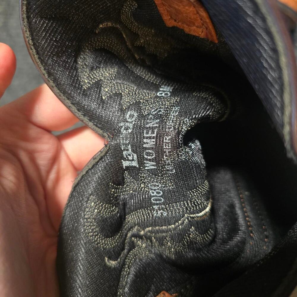 Laredo Leather cowboy boots. womans size 8 - Picture 4 of 4